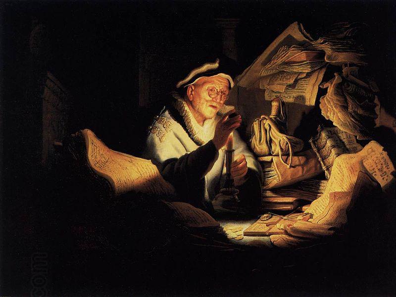 REMBRANDT Harmenszoon van Rijn Parable of the Rich Man oil painting picture